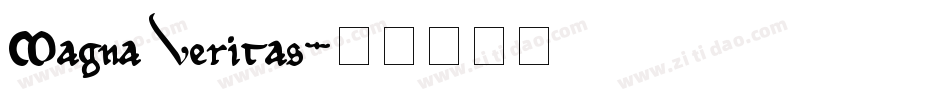 Magna Veritas字体转换